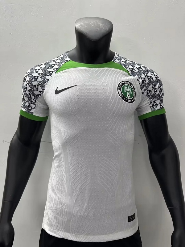 AAA Quality Nigeria 22/23 Away White Soccer Jersey(Player)